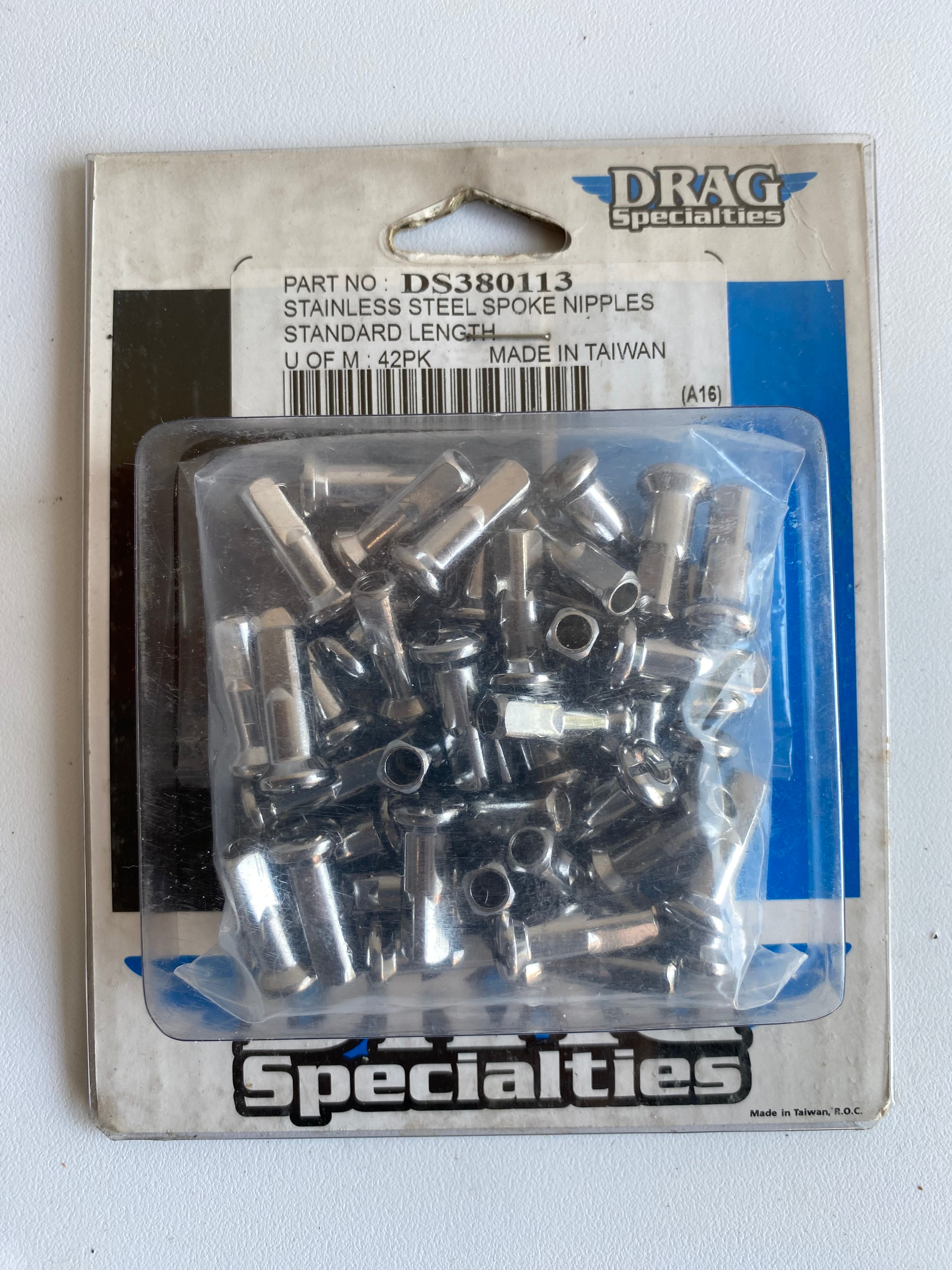 Set of 40 Harley Davidson stainless steel spoke nipples REF DRAG: DS380113