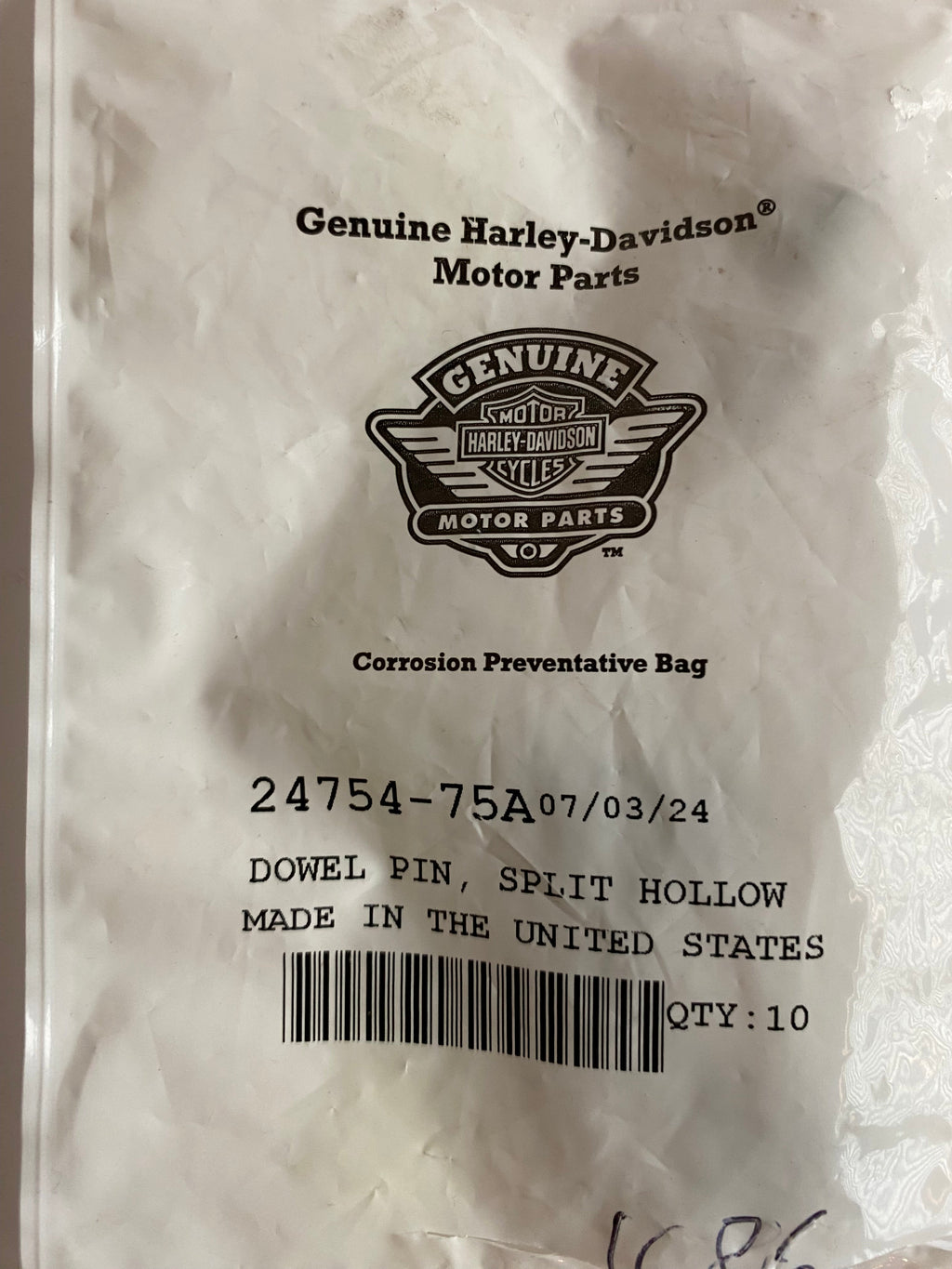 Bague centrage carter primaire Harley Davidson REF OEM 24754-75A