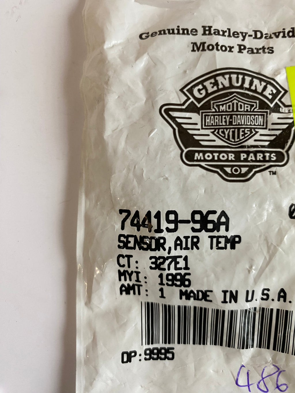 Sonde de température extérieur fairing Touring Harley Davidson REF OEM 74419-96A