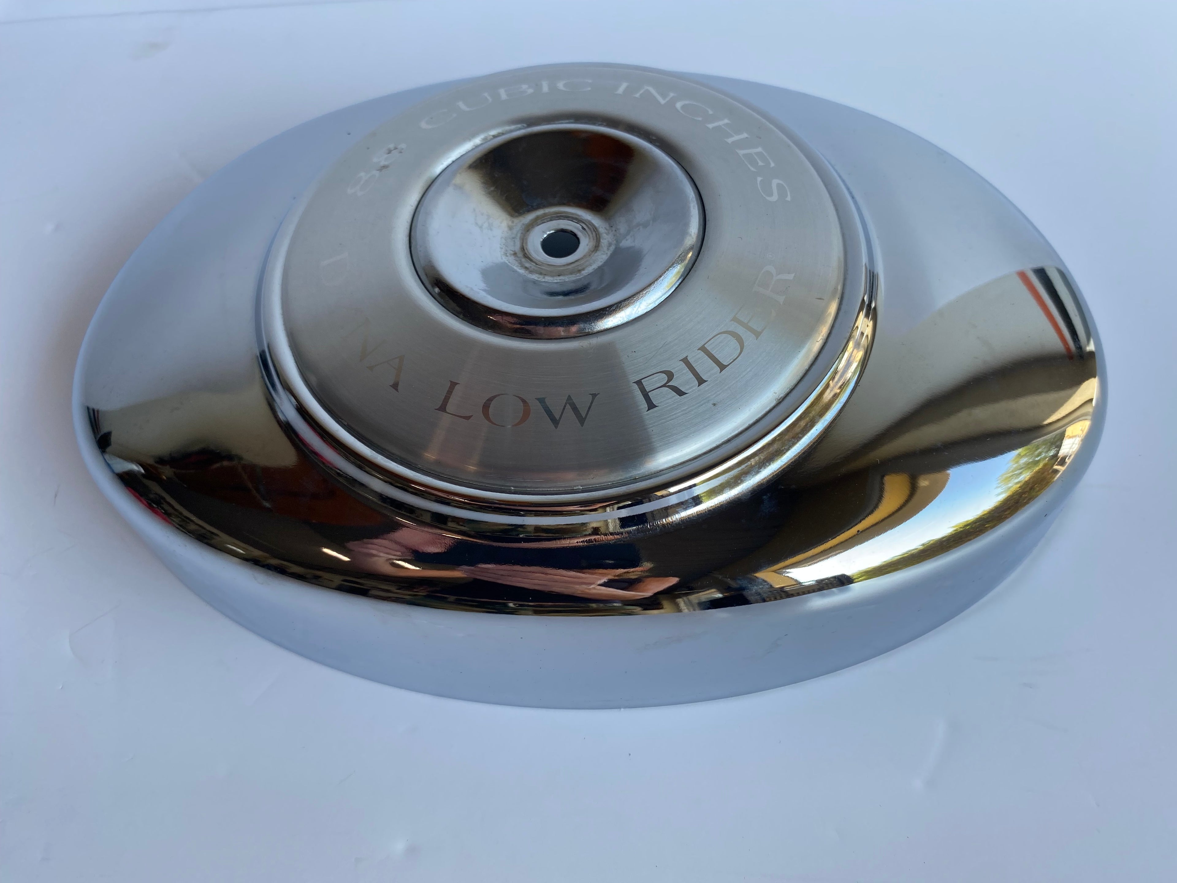 Couvercle de filtre à air chromé Dyna Low Rider Harley Davidson REF OEM 29075-99