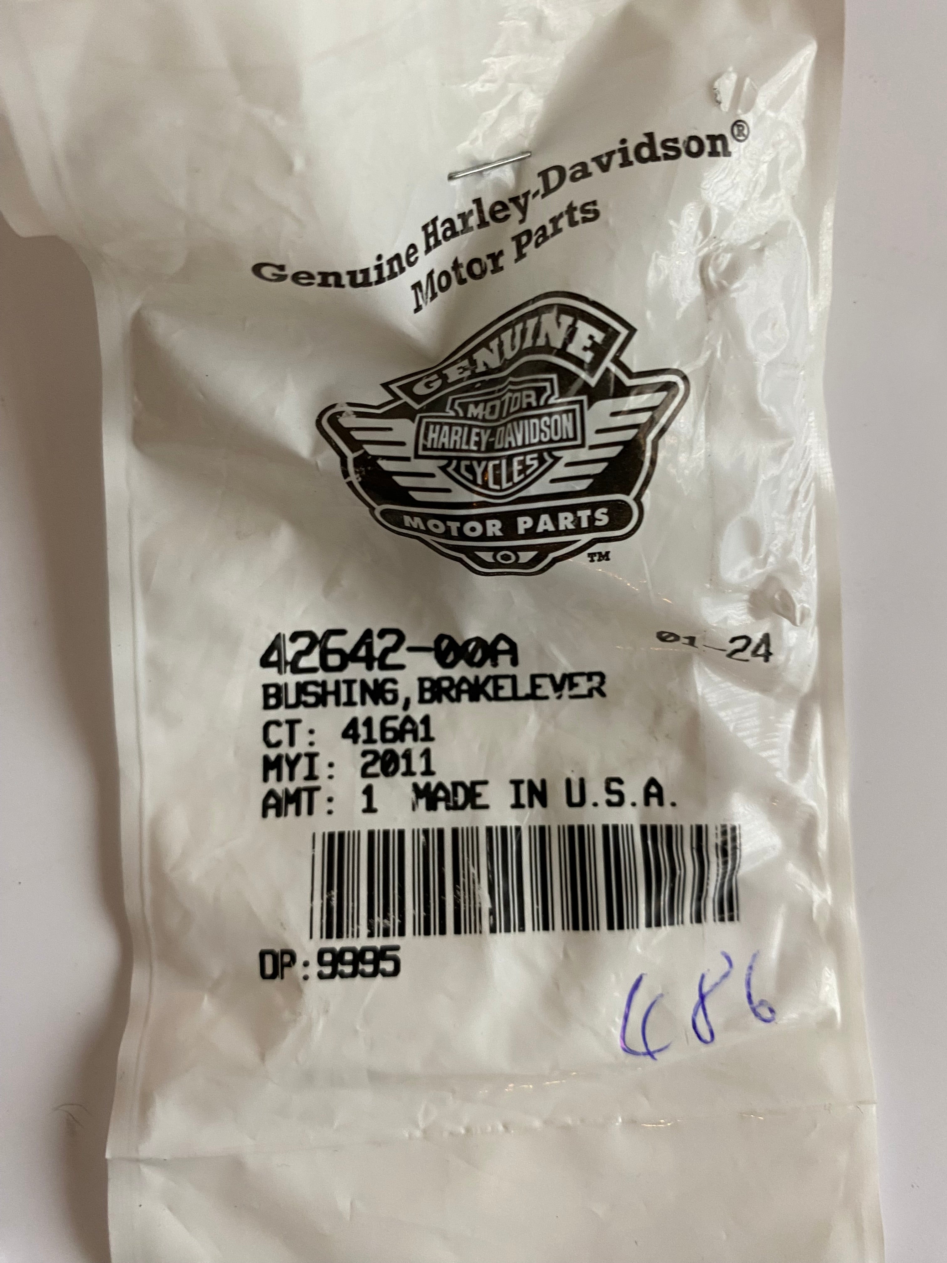 Bague axe sélecteur de vitesses Touring Harley Davidson REF OEM 42642-00A