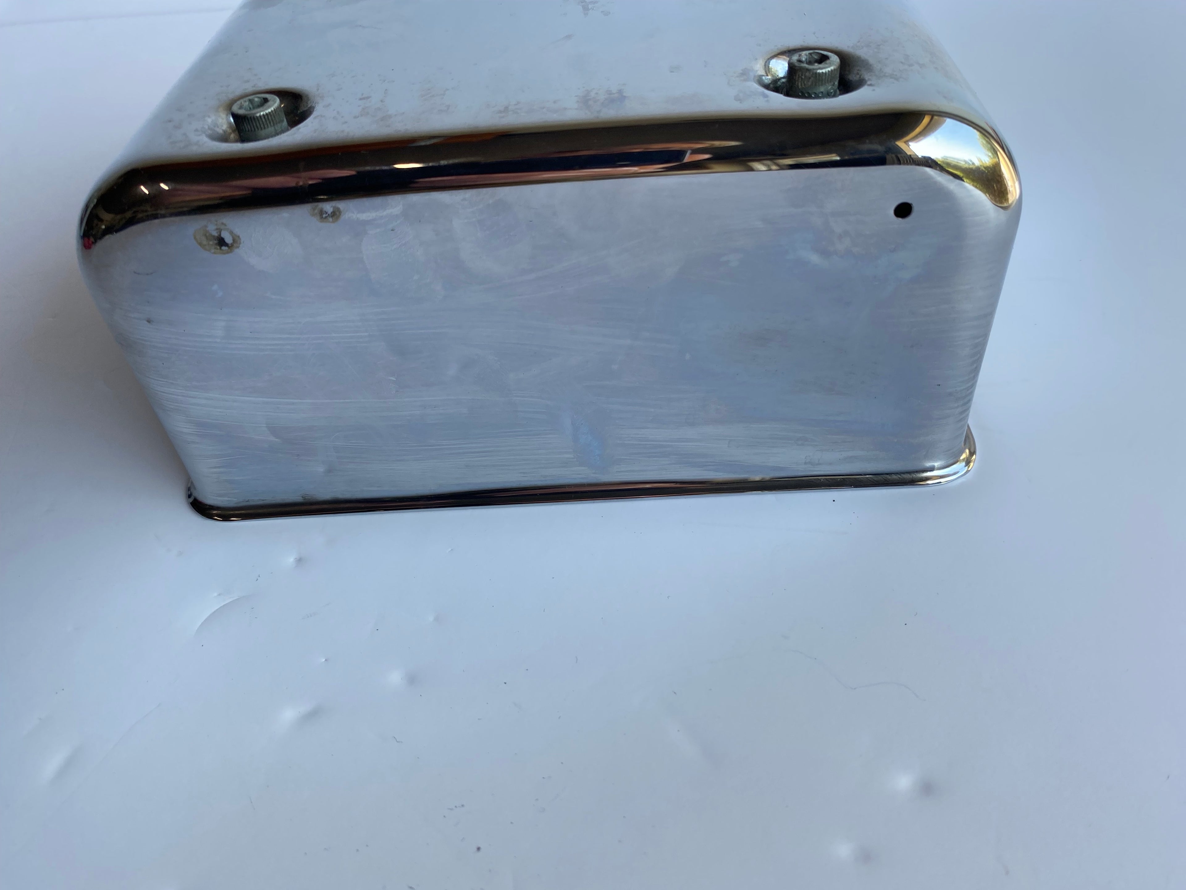 Couvercle de boite à fusibles chromé Dyna Harley Davidson REF OEM 66333-99