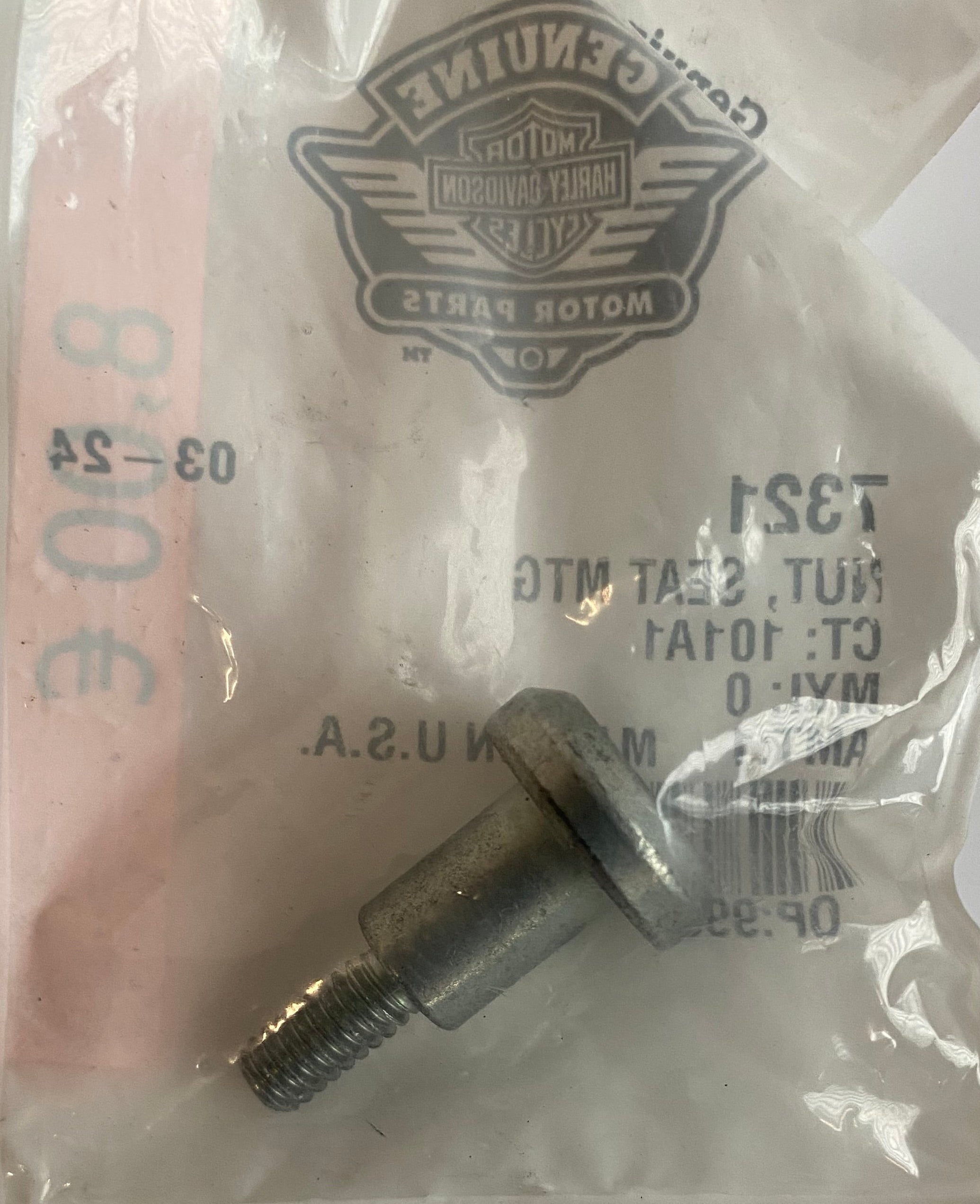 Vis fixation selle Dyna Wide Glide Harley Davidson REF OEM 7321