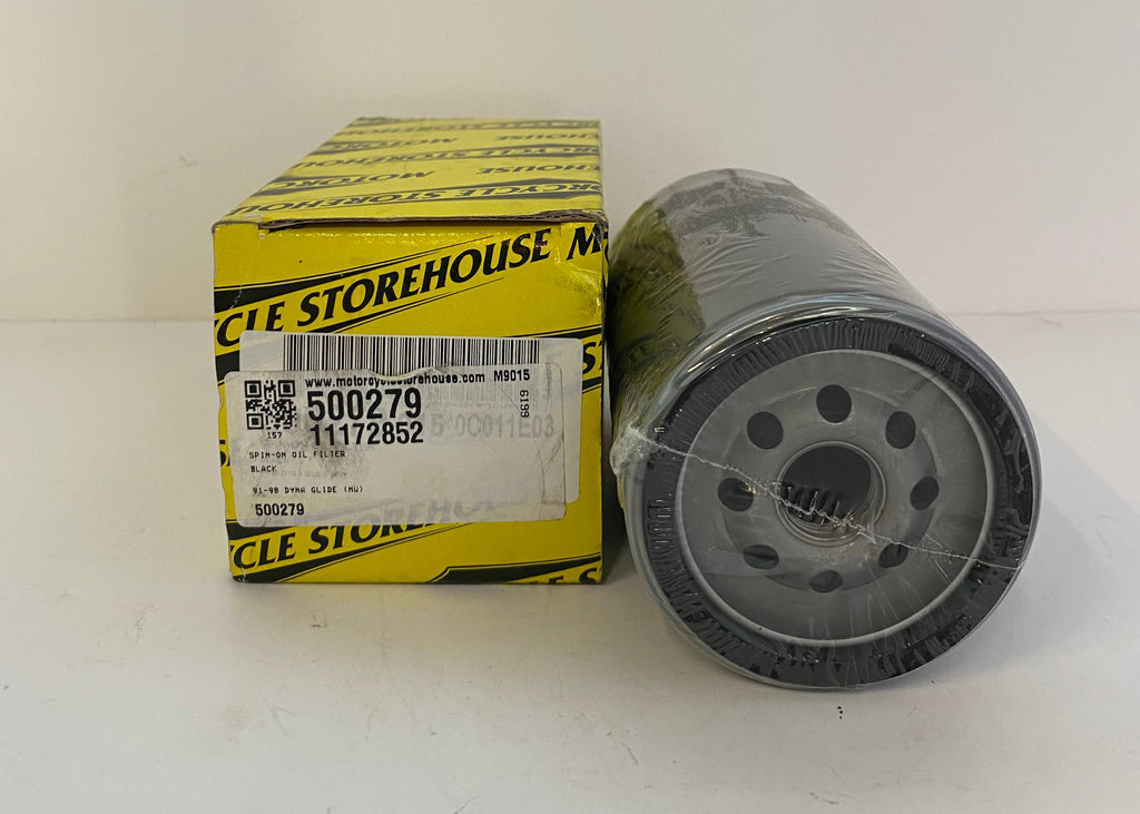 Filtre à huile noir long Dyna Harley Davidson REF OEM 63812-90