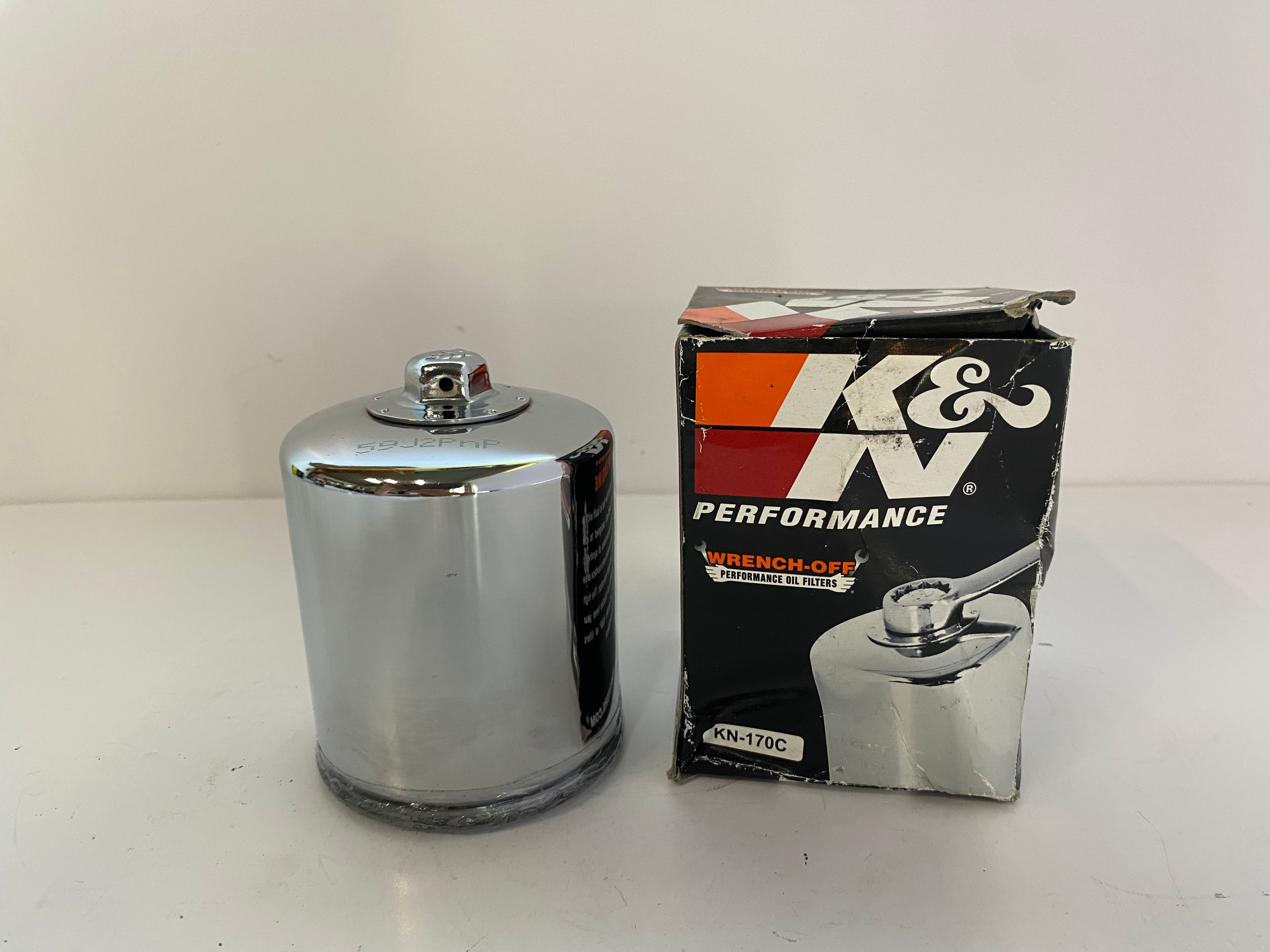 Filtre à huile chromé K&N Harley Davidson REF OEM 63796-77A