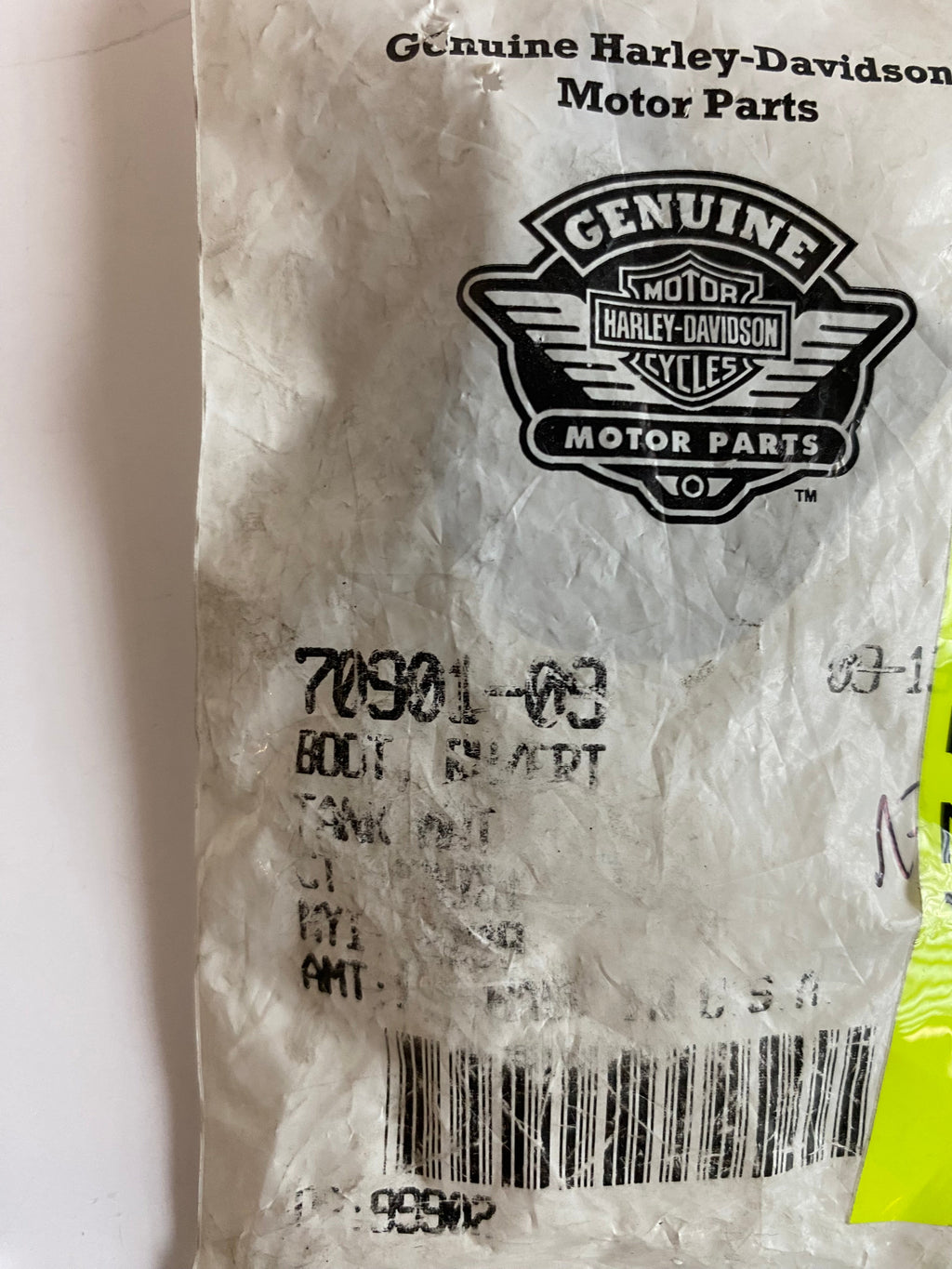 Cache vis réservoir essence avant gauche Touring Harley Davidson REF OEM 70901-09