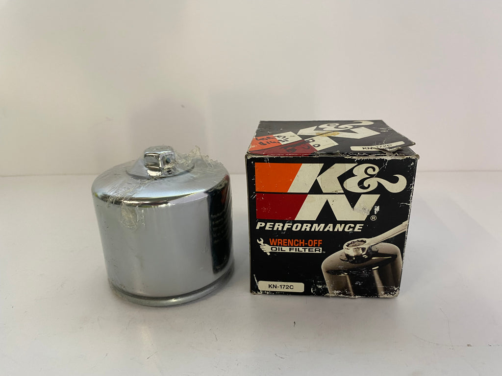Filtre à huile chromé K&N Harley Davidson REF OEM 63810-80A