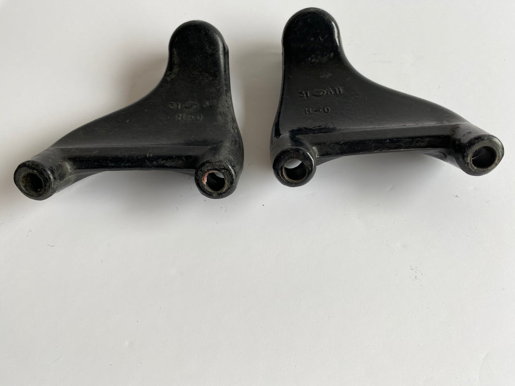 Harley Davidson Passenger Footpeg Support Set OEM REF: 49314-04 / 49315-04