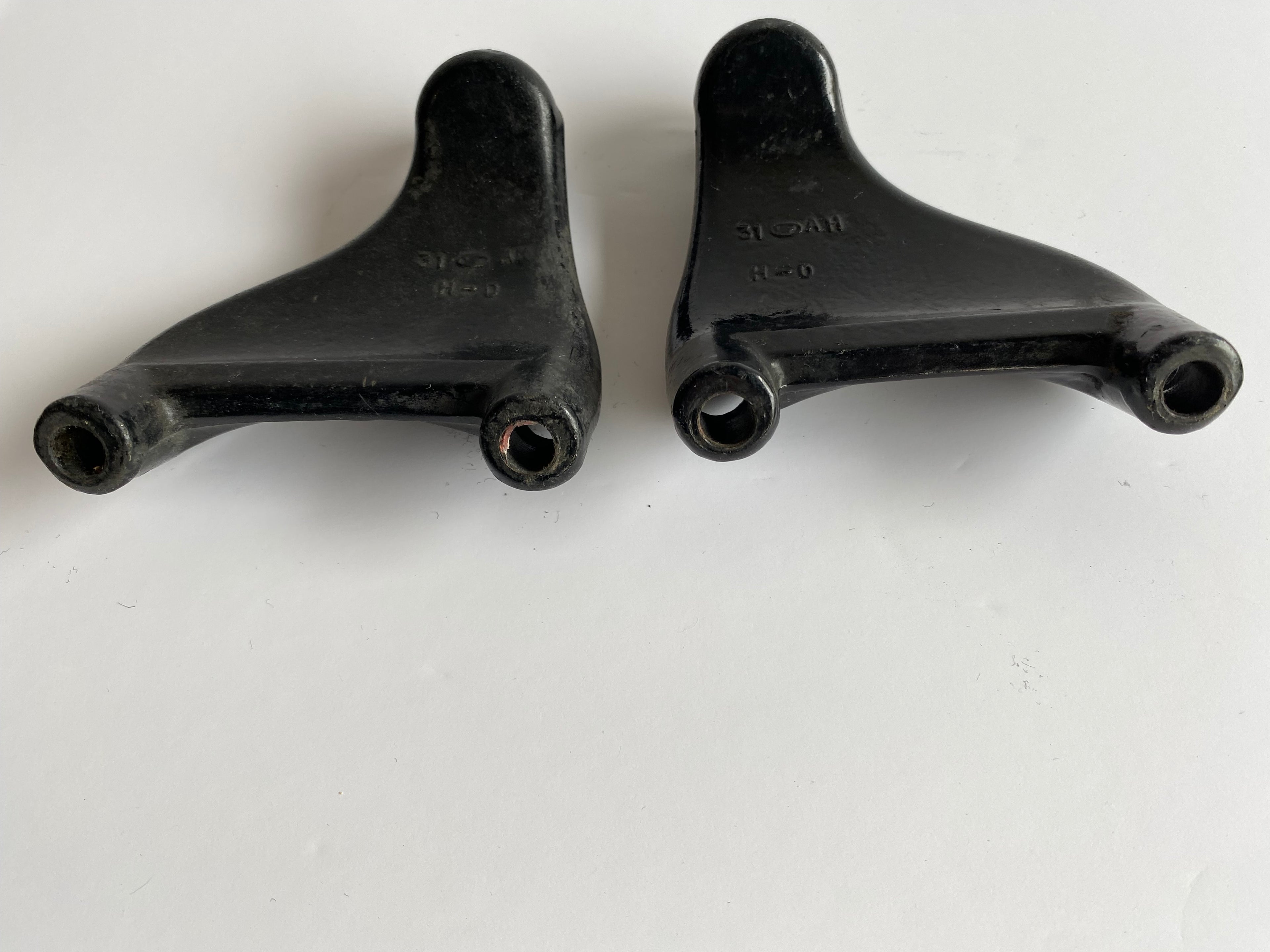Harley Davidson Passenger Footpeg Support Set OEM REF: 49314-04 / 49315-04