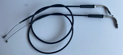 Jeu de câbles gaz aller et retour 32 pouces Harley Davidson REF OEM 56356-96A & 56355-96A