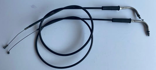 Jeu de câbles gaz aller et retour 32 pouces Harley Davidson REF OEM 56356-96A & 56355-96A