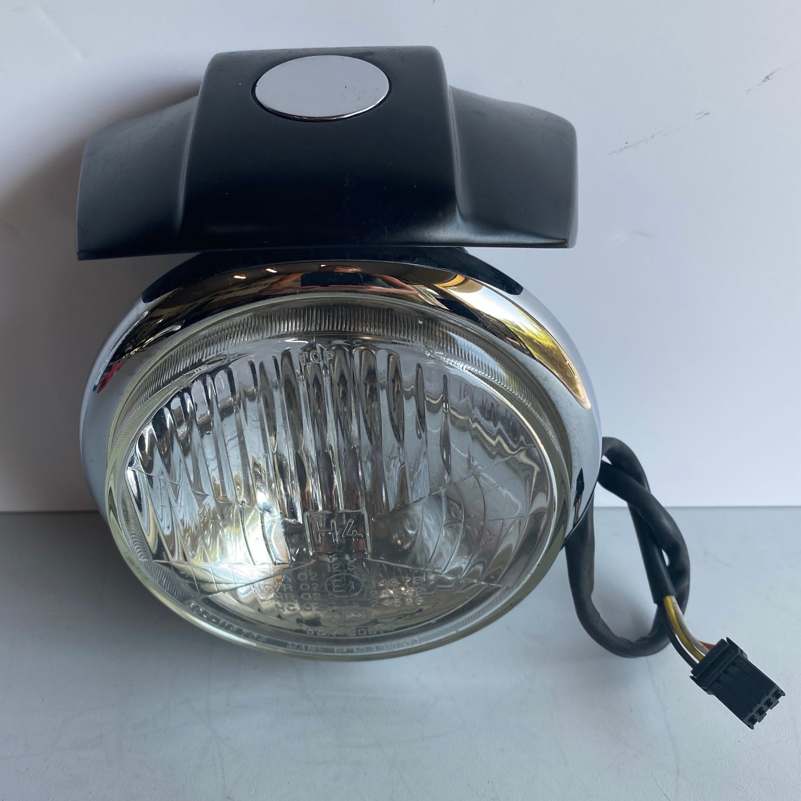 Phare + casquette noir Dyna ou Sportster Harley Davidson