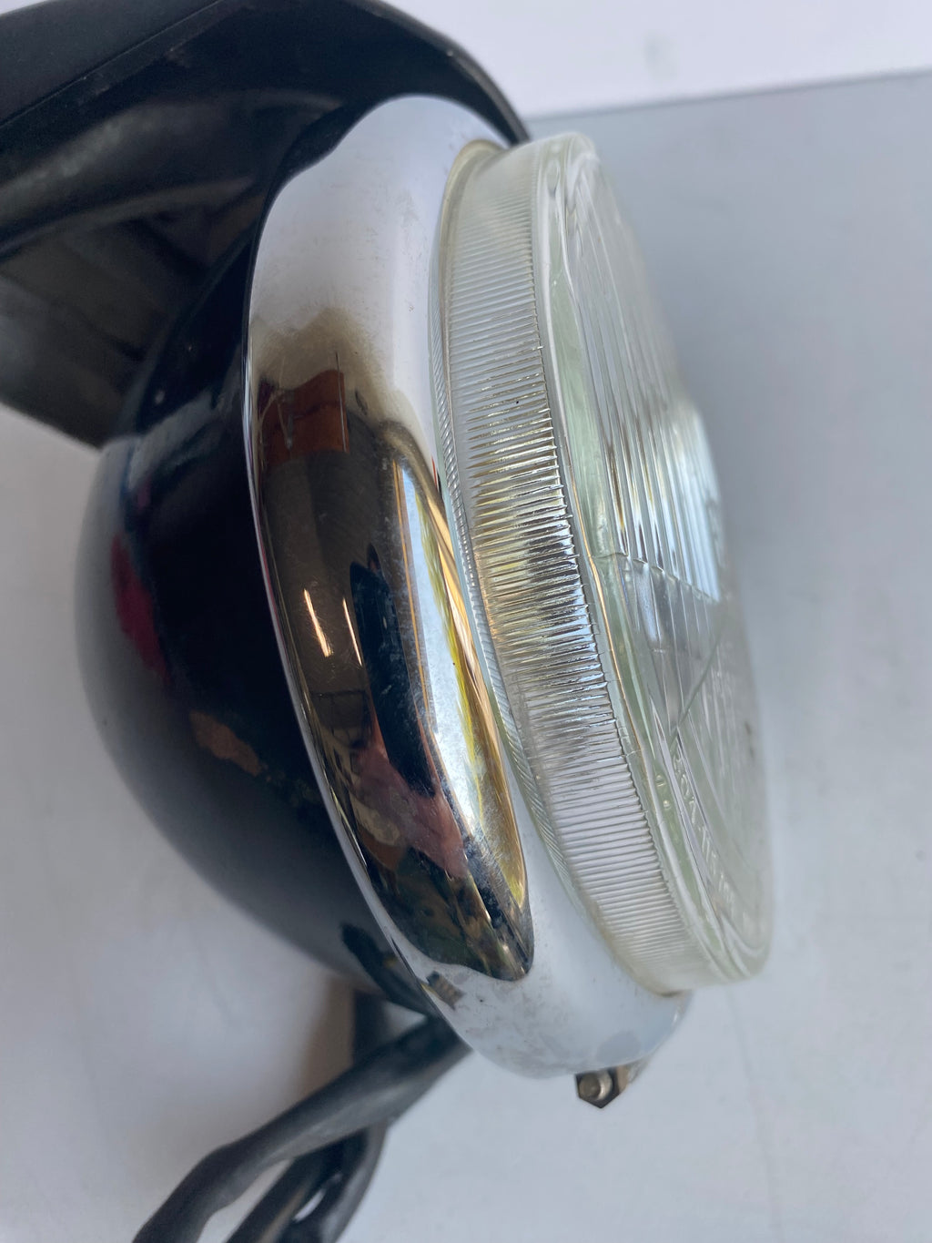 Phare + casquette noir Dyna ou Sportster Harley Davidson