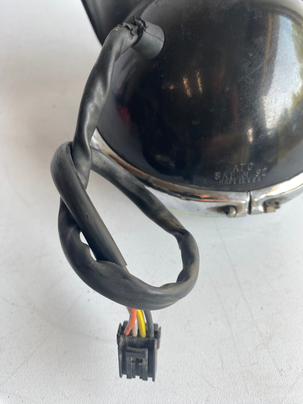 Phare + casquette noir Dyna ou Sportster Harley Davidson
