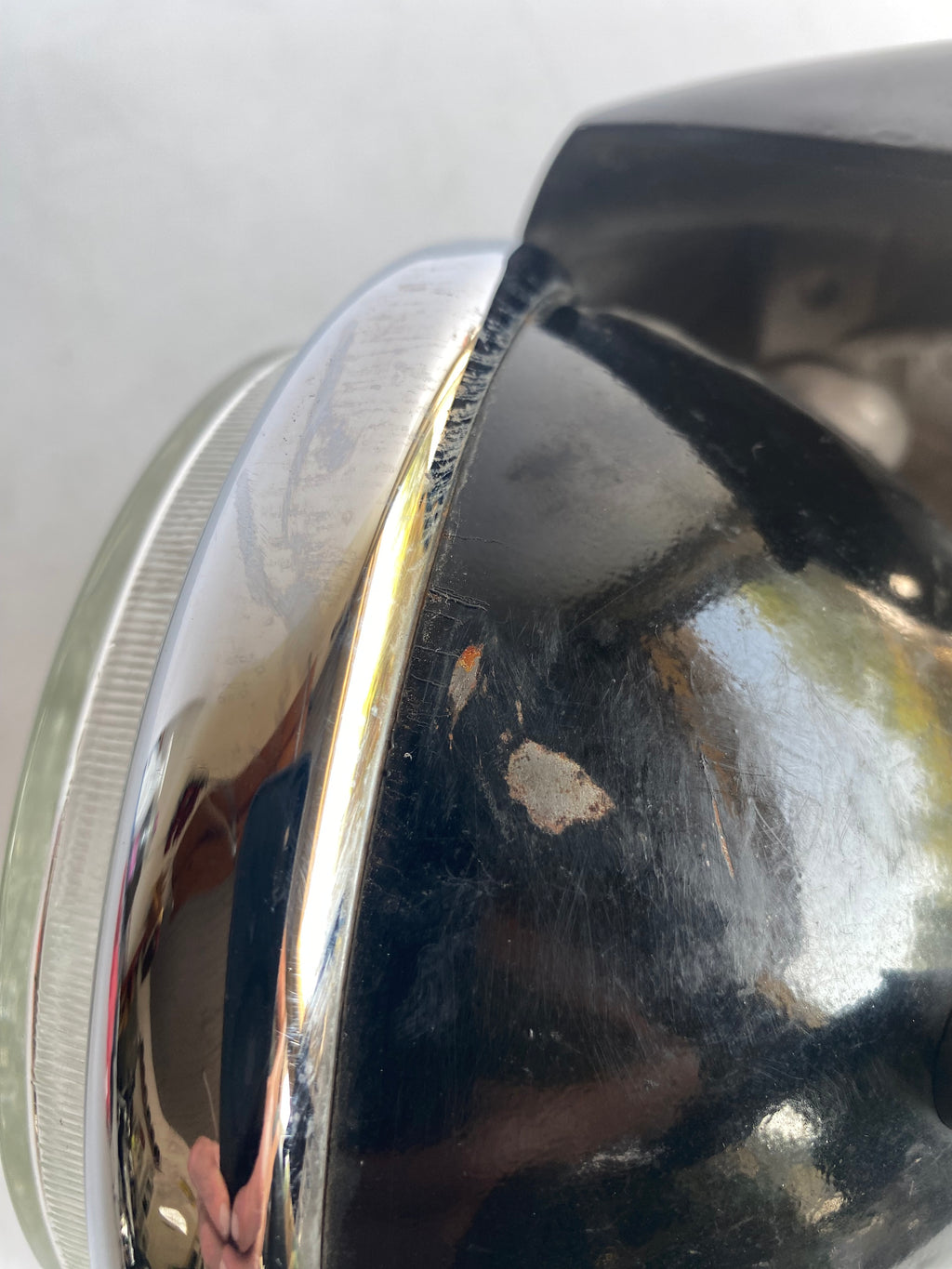 Phare + casquette noir Dyna ou Sportster Harley Davidson