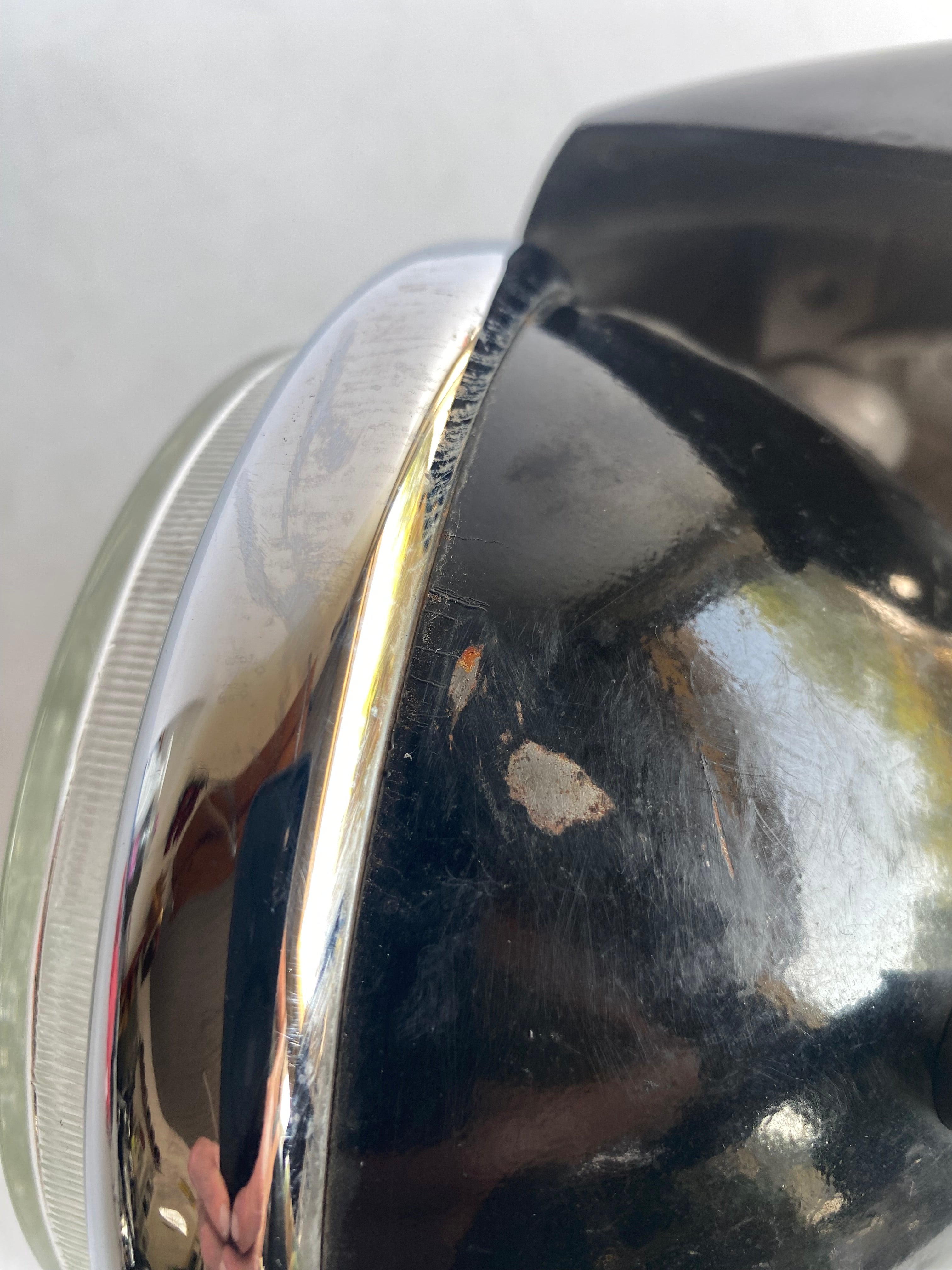Phare + casquette noir Dyna ou Sportster Harley Davidson