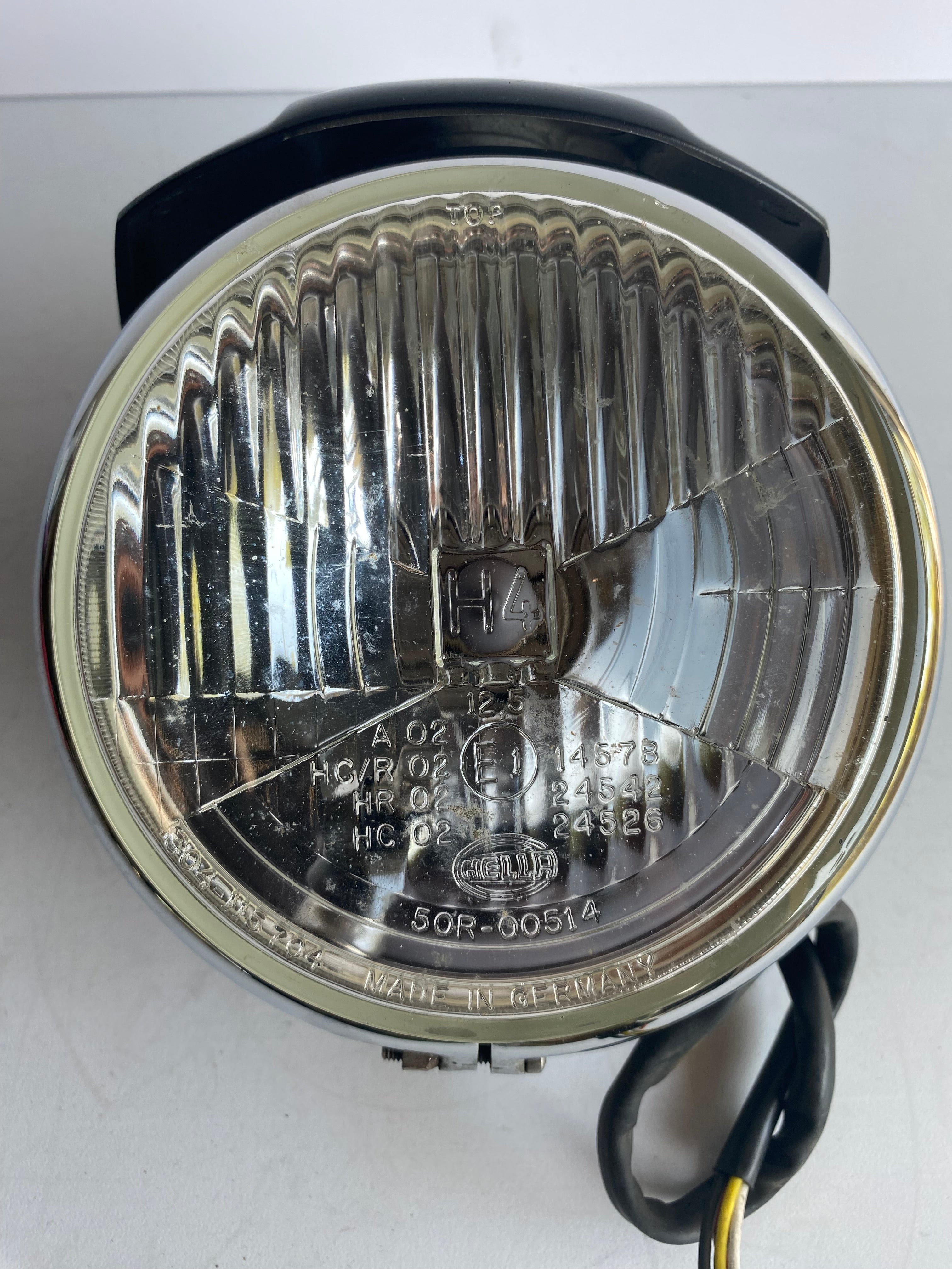 Phare + casquette noir Dyna ou Sportster Harley Davidson