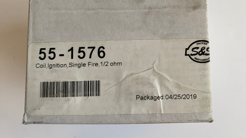 Bobine HT allumage S&S single fire 5 ohms Harley Davidson REF S&S  55-1576