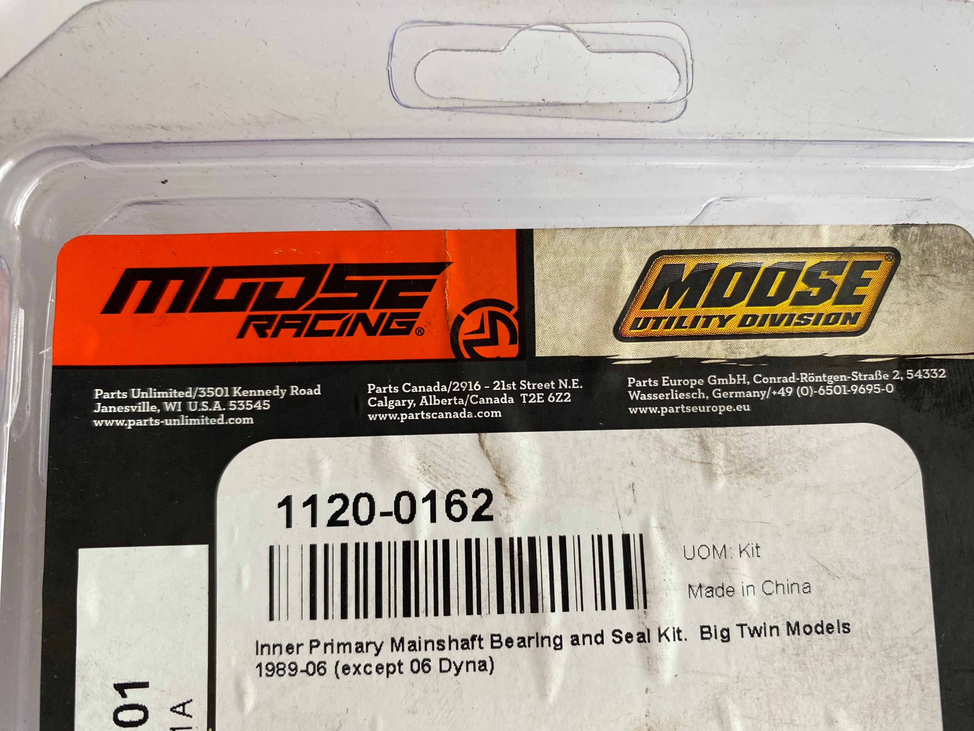 Kit roulement transmission primaire Harley Davidson REF Drag 1120-0162