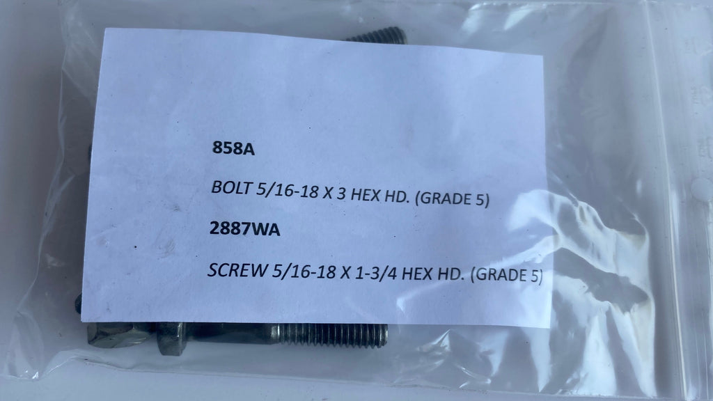 Harley Davidson Big Twin Primärkurbelgehäuse-Schraubensatz REF OEM 858A &amp; 2887WA