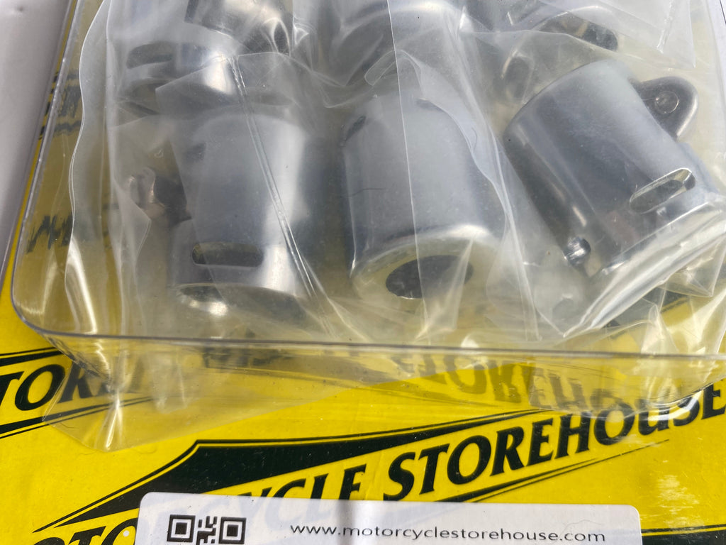 Lot de 6 colliers de serrage chromés durite huile  Harley Davidson REF MCS 510466