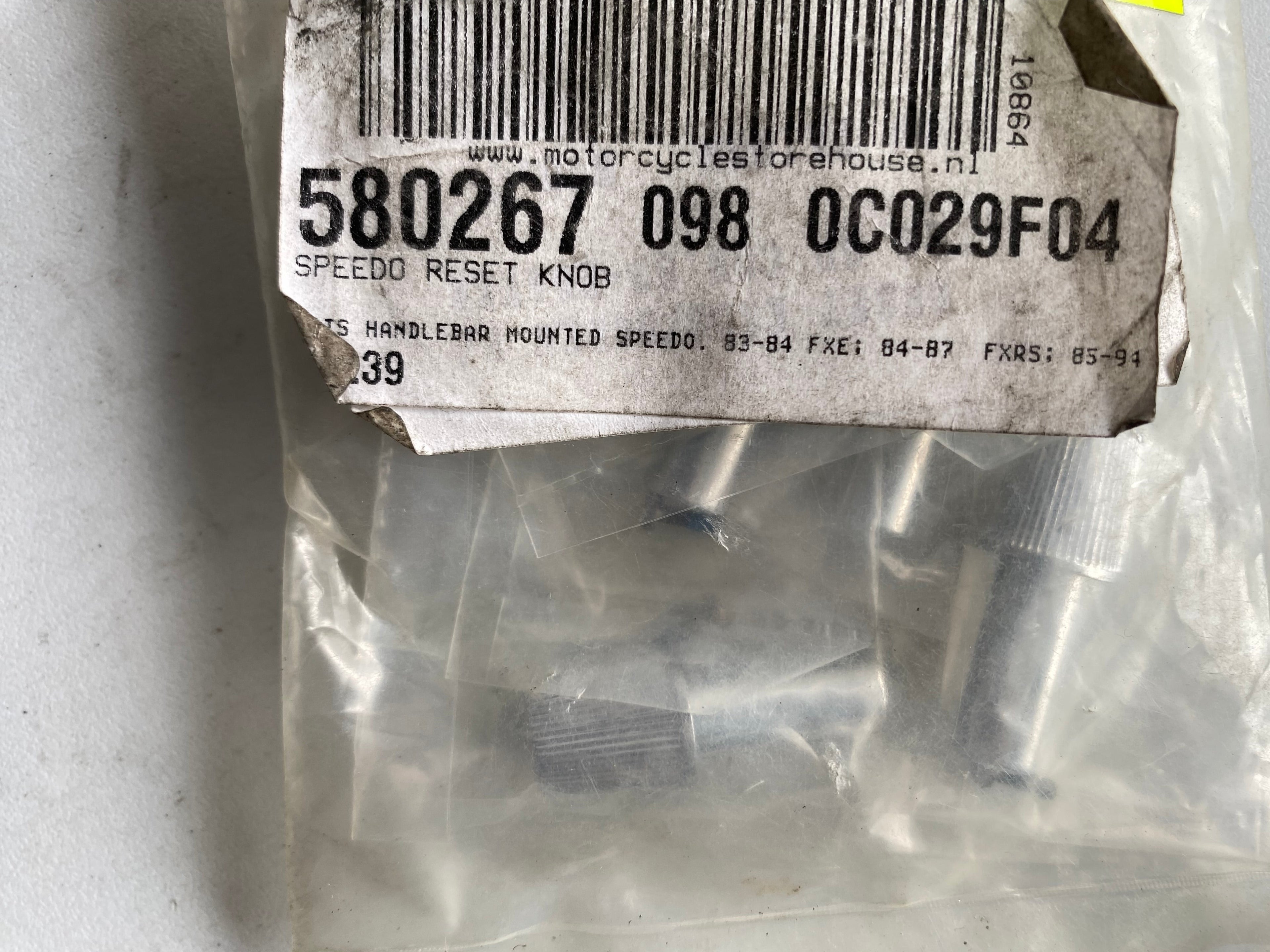 Molette reset compteur au niveau du guidon Harley Davidson REF OEM 67108-83