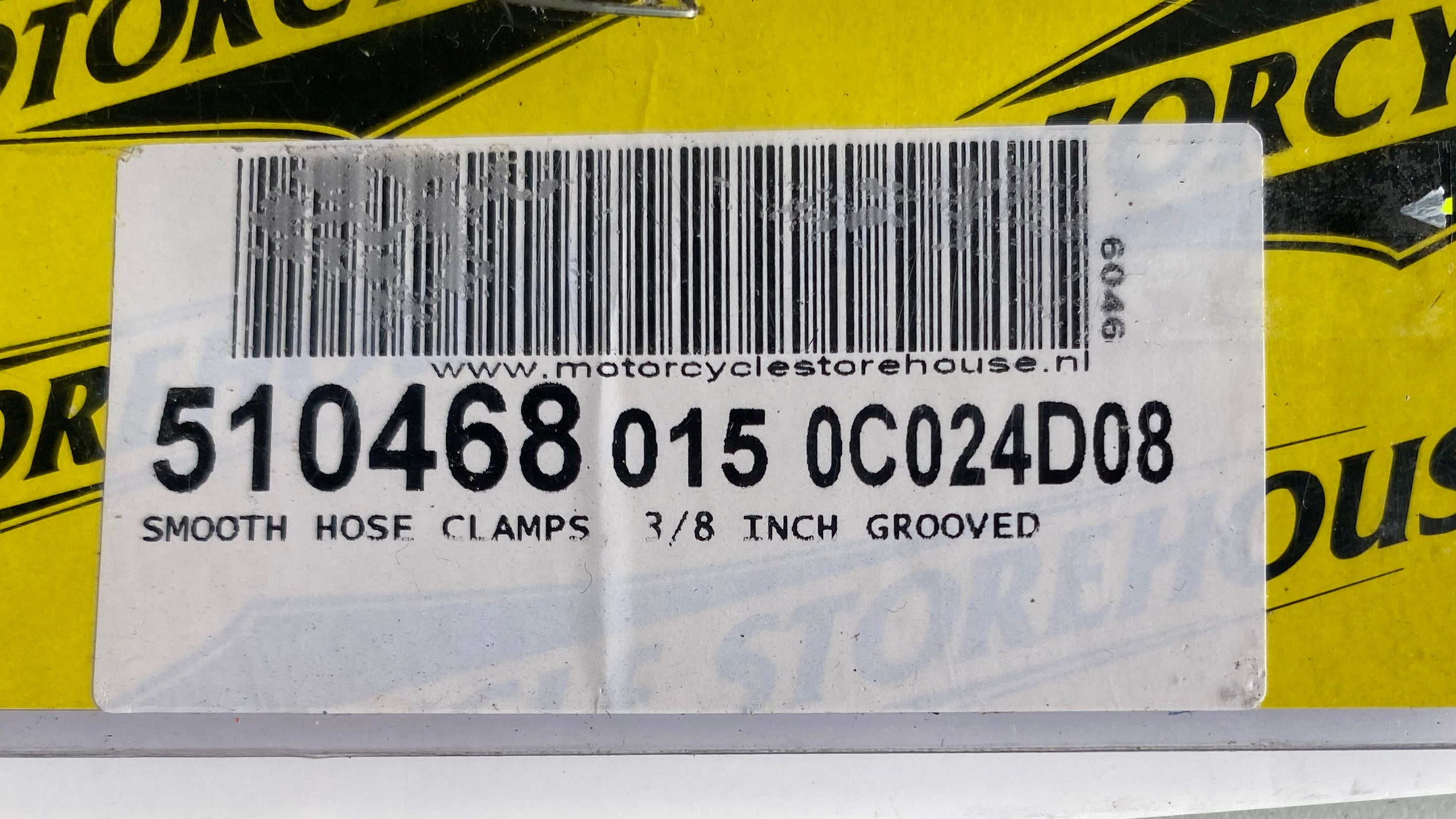 Collier de serrage chromé durite huile 3/8" Harley Davidson REF MCS 510468
