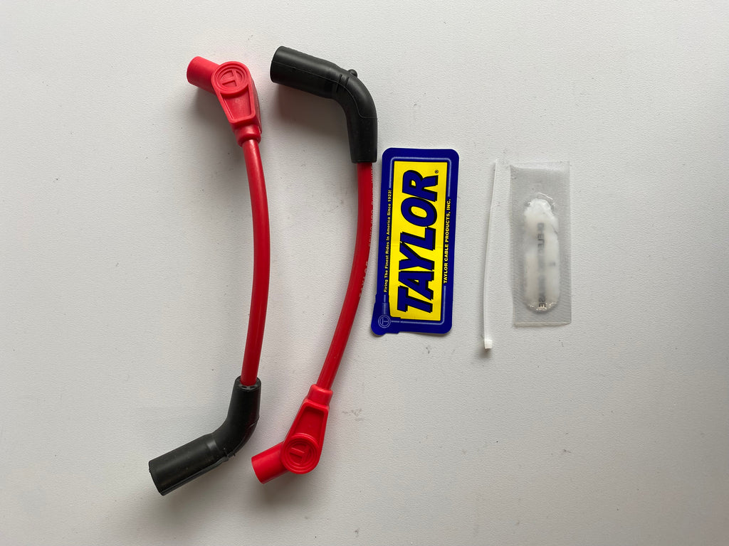 Jeu de fils de bougies rouge TAYLOR Harley Davidson REF WW : 12-663