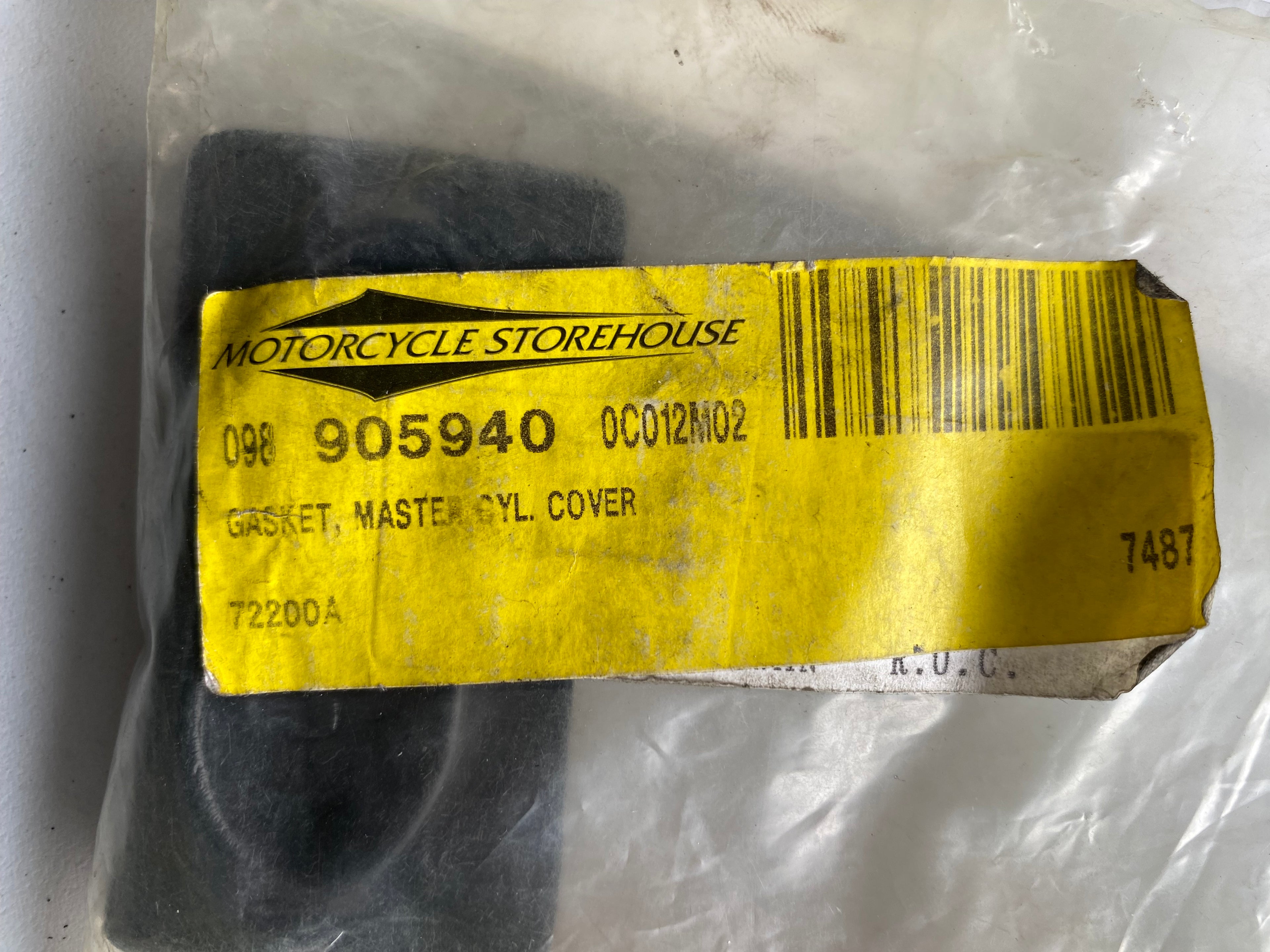 Joint de couvercle de maitre cylindre Harley Davidson REF OEM 45005-85