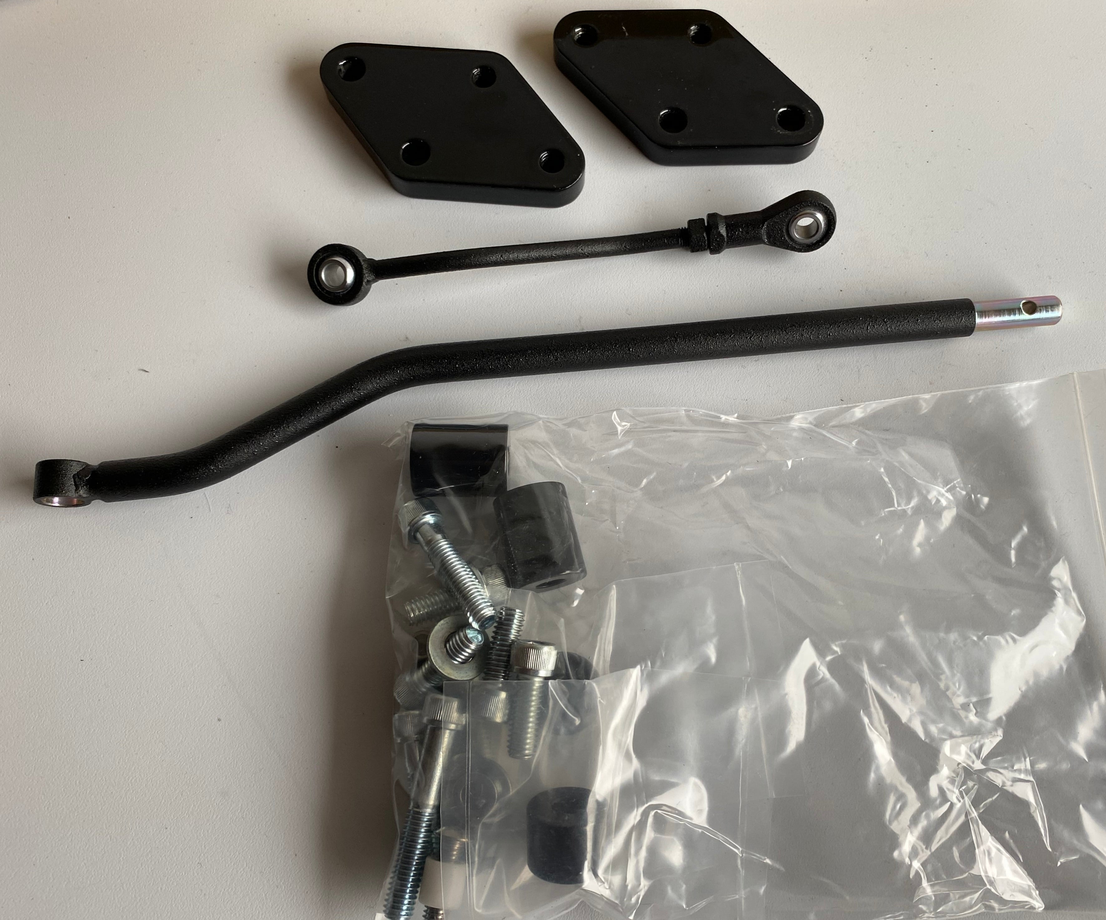 Harley Davidson Black Forward Control Relocation Kit REF DRAG: 1622-0525