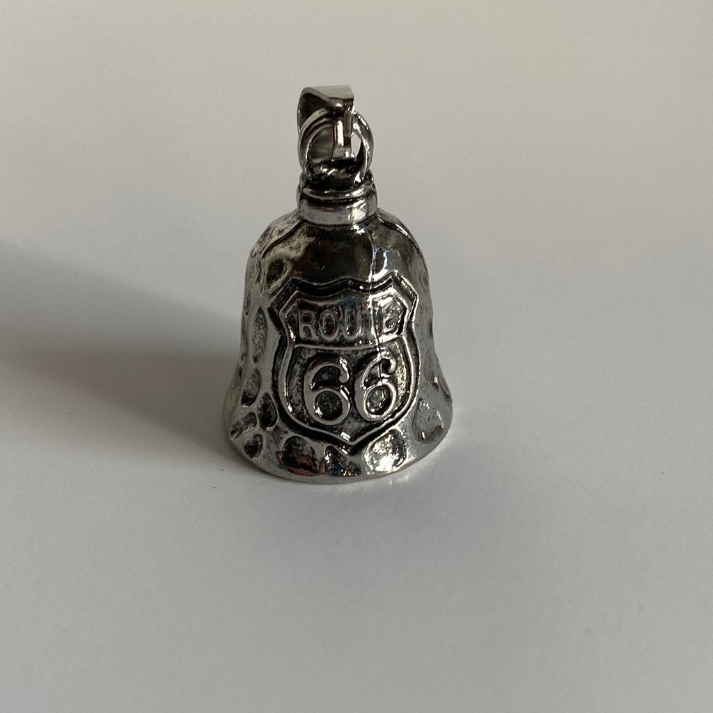 Clochette de moto Route 66 / porte bonheur / amulette / Harley Davidson