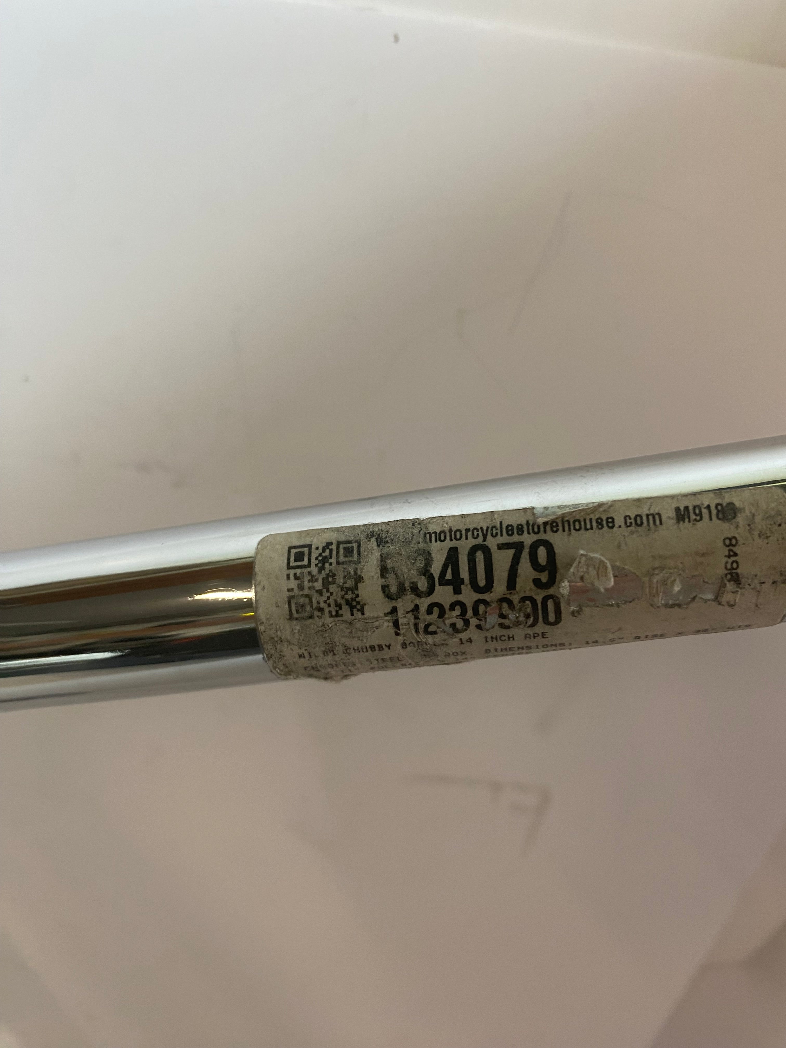 Guidon Apehanger 14.5 pouces Touring Chubbys 1-1/4" Harley Davidson REF MCS 534079