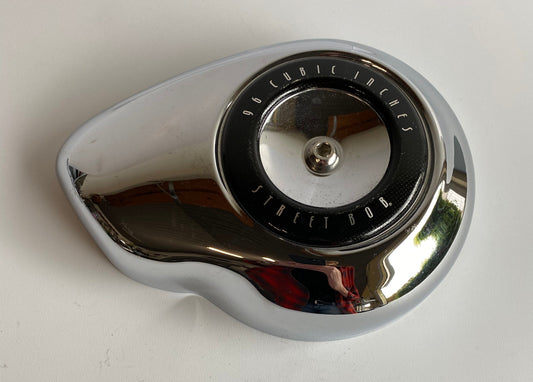 Cache filtre à air chromé origine Harley Davidson Dyna REF OEM : 28725-10