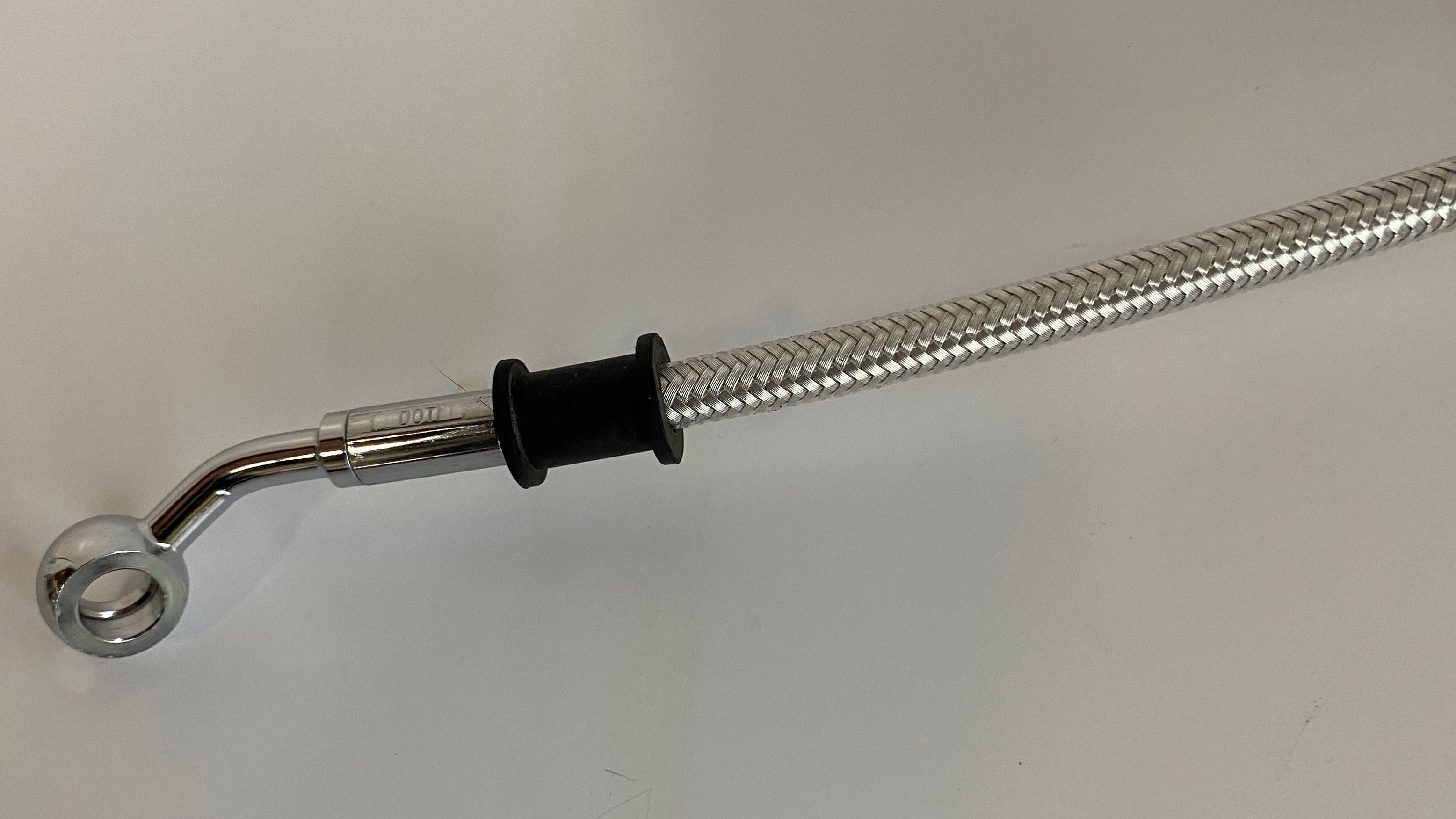 Durite de frein arrière rallongé inox et chrome Softail Harley Davidson REF 44970-07