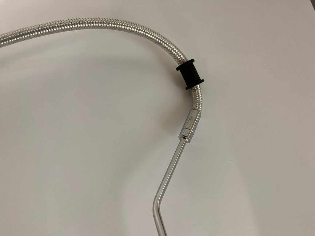 Durite de frein arrière rallongé inox et chrome Softail Harley Davidson REF 44970-07