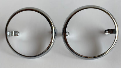 Cerclages chromés de clignotants Harley Davidson