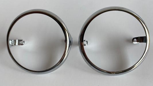 Cerclages chromés de clignotants Harley Davidson
