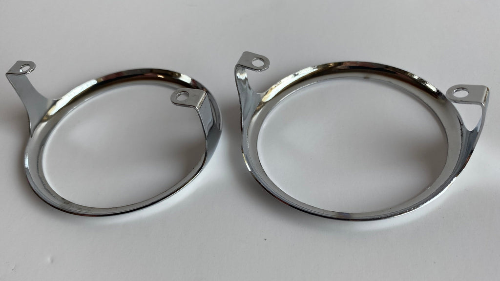 Cerclages chromés de clignotants Harley Davidson