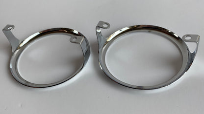 Cerclages chromés de clignotants Harley Davidson