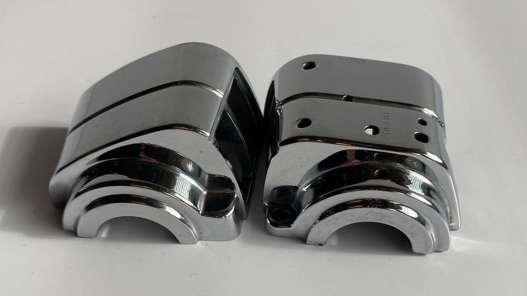 Cocote housse boutons commodo chromé gauche Harley Davidson 1982-1995