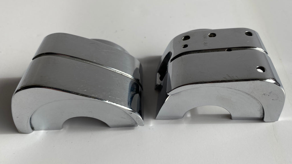 Cocote housse boutons commodo chromé gauche Harley Davidson 1982-1995