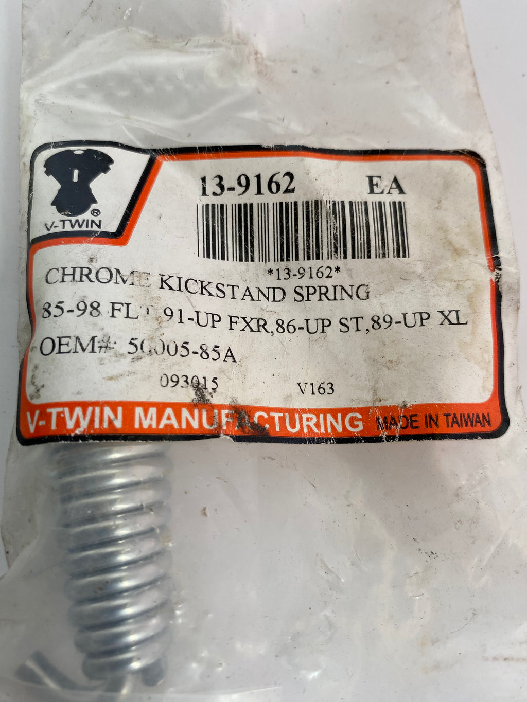 Ressort de béquille chrome Harley Davidson REF OEM 50005-85A