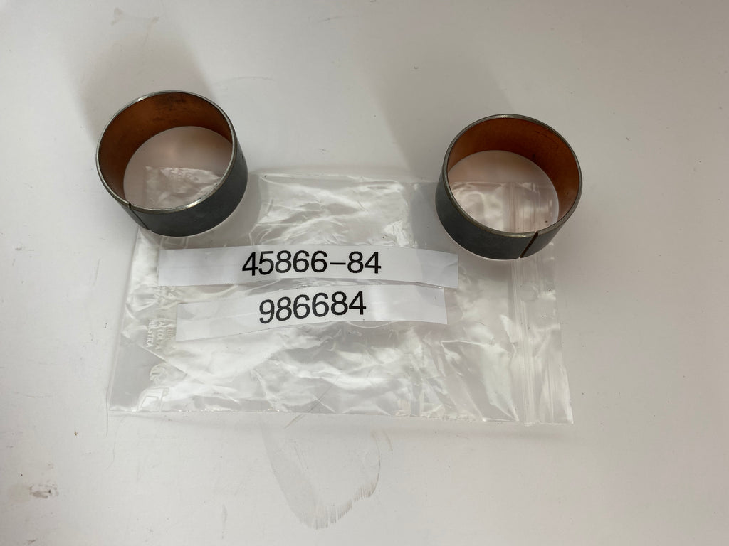 Jeu de 2 bagues guidage inférieur tube de fourche 41mm Harley Davidson REF OEM 45866-84