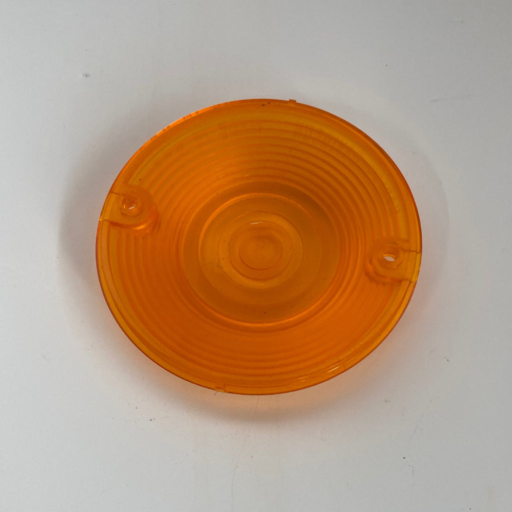 Harley Davidson Turn Signal Flat Orange Lens 3-1/4" OEM 68506-92