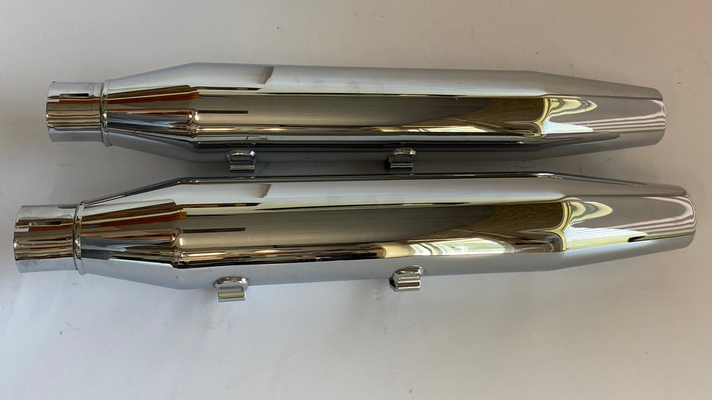 Jeu de silencieux chromés origine Sportster Harley Davidson REF OEM 64900161