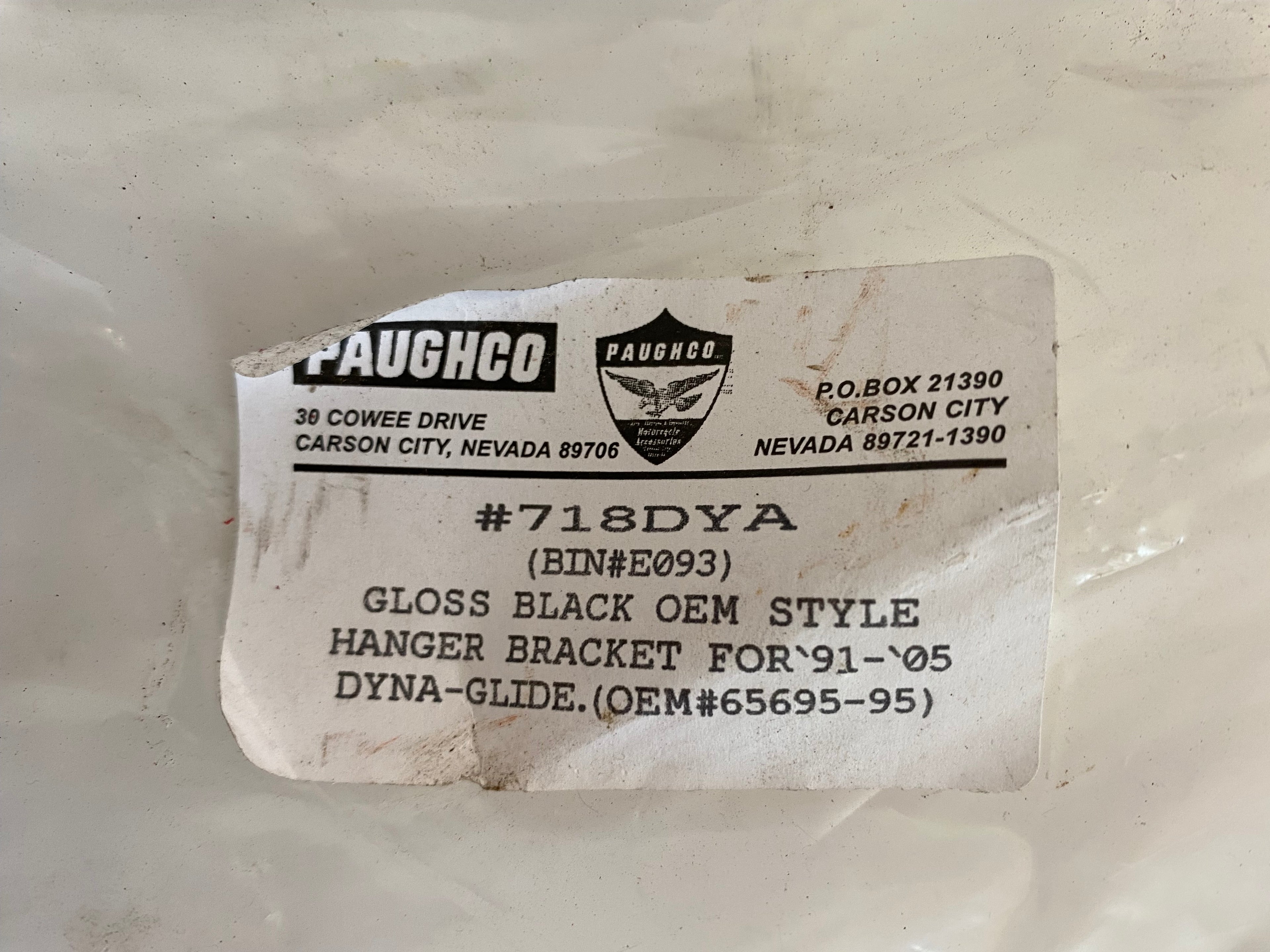 Support d'échappement Dyna Harley Davidson REF OEM 65695-95