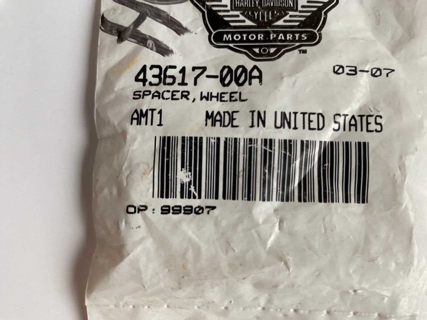 Entretoise roue avant gauche Harley Davidson REF OEM 43617-00A