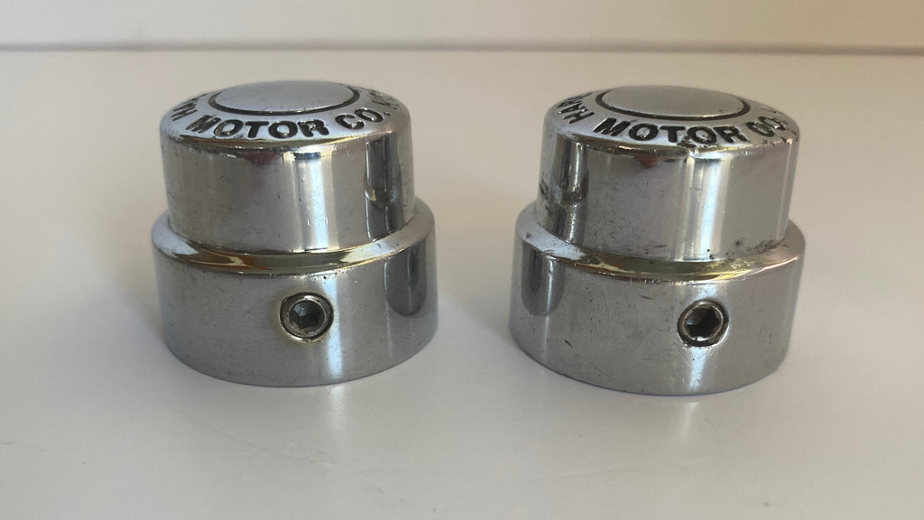 Jeu de caches axe roues chromés HD Motor Co Harley Davidson REF 43864-86A