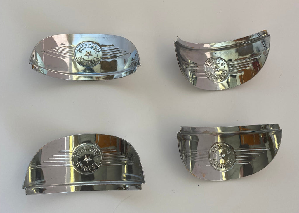 Jeu de 4 casquettes chromées Logo Fat Boy Harley Davidson REF 68088-96