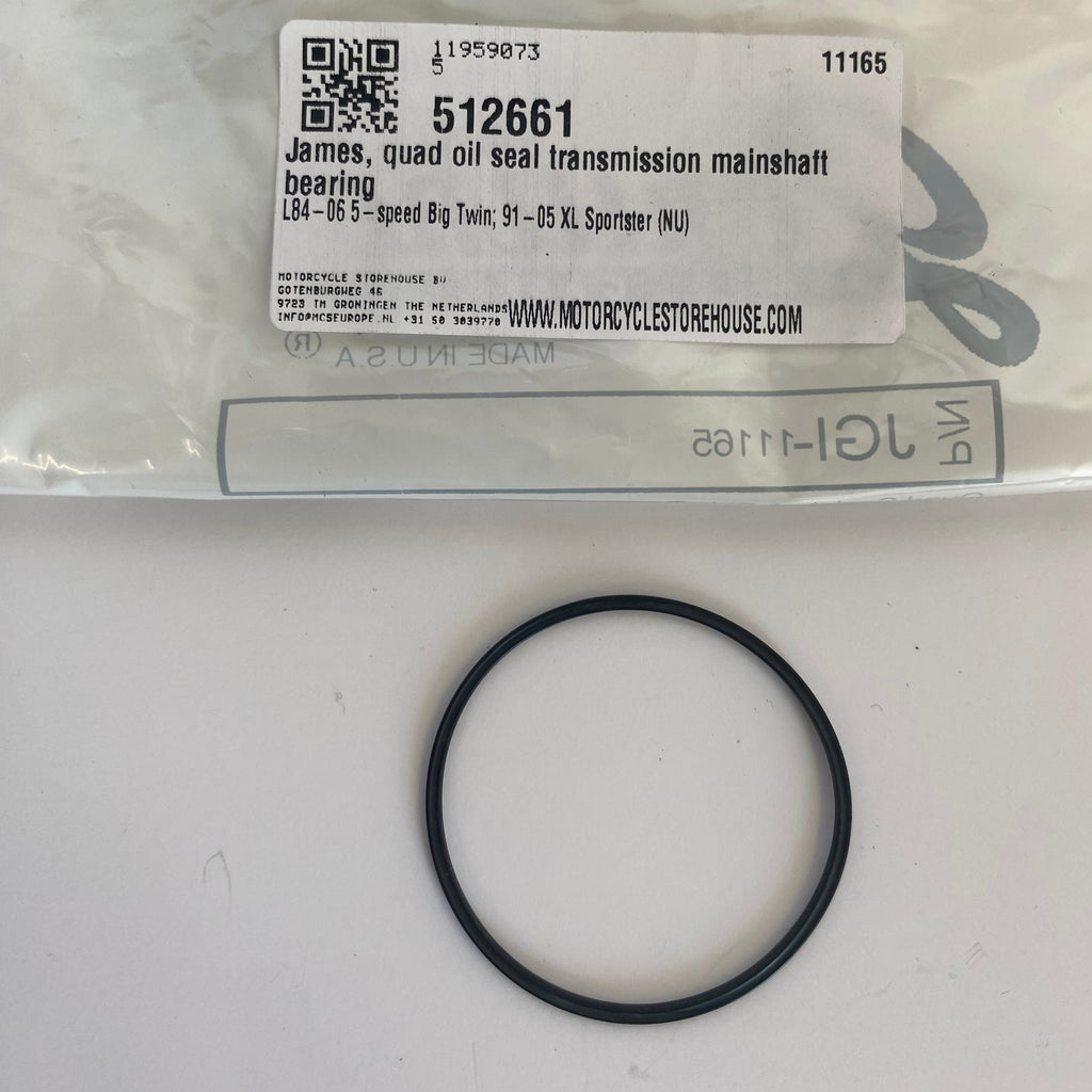 Joint torique carré arbre de boite à vitesses Harley Davidson REF OEM 11165